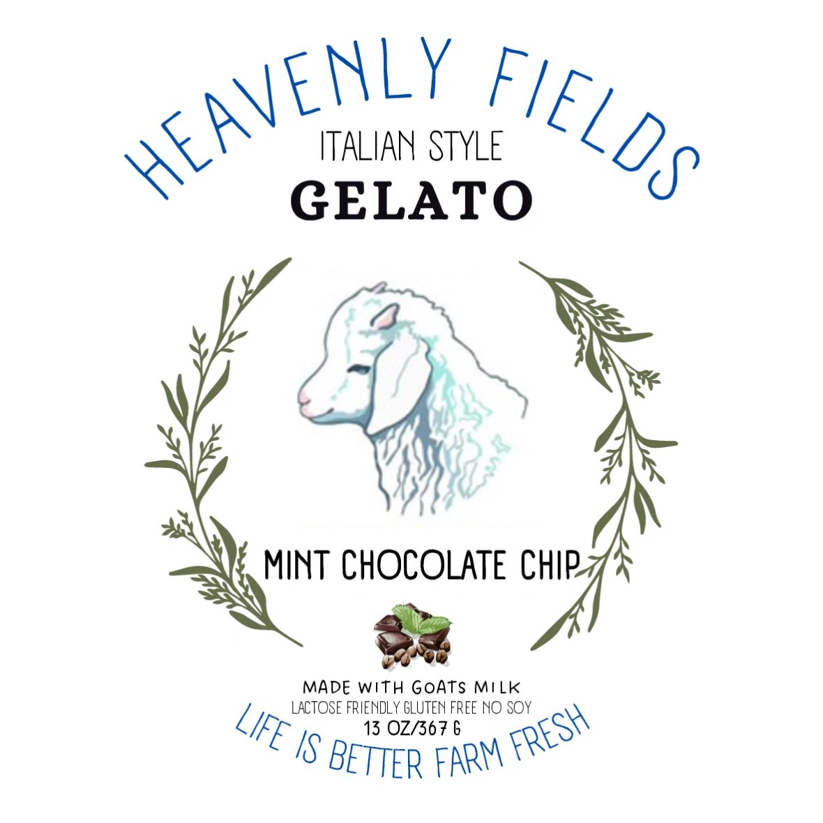 Mint Chocolate Chip Gelato
